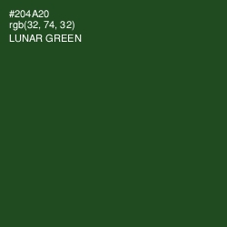 #204A20 - Lunar Green Color Image